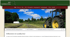 Desktop Screenshot of gut-sandbachtal.info
